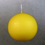 8cm Diameter Yellow Ball Candles